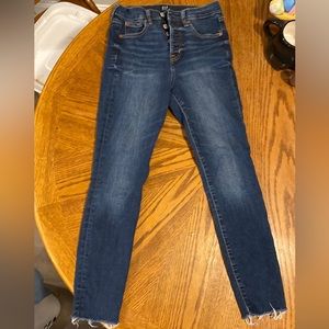 Gap High Rise Button Fly Skinny Jeans size 4/27
